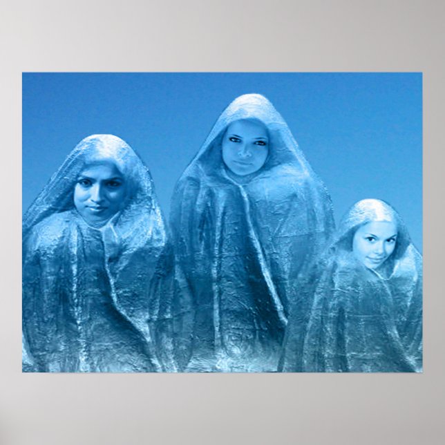 Ice Blue Sky Poster (Front)