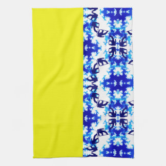 Ice Blue Snowboarder Sky Yellow Snowboarding Sport Kitchen Towel