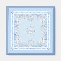 Ice Blue Snowflake