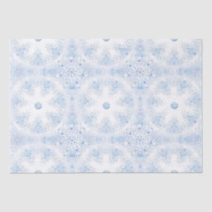 Ice blue snowflake tissue paper