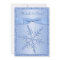 Ice Blue Snowflakes Wedding Invitation