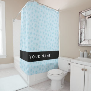 Ice Blue Snowflakes, Your name, Personalize