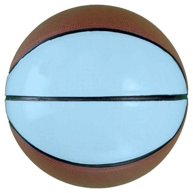 Ice Blue Solid Colour | Classic | Elegant Basketball (Front)