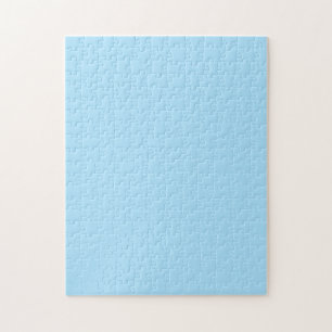 Ice Blue Solid Colour   Classic   Elegant Jigsaw Puzzle