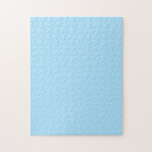 Ice Blue Solid Colour | Classic | Elegant Jigsaw Puzzle (Vertical)