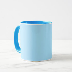 Ice Blue Solid Colour   Classic   Elegant Mug