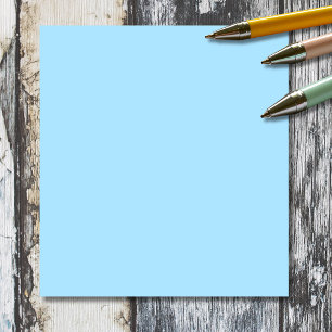 Ice Blue Solid Colour   Classic   Elegant Notepad