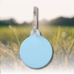 Ice Blue Solid Colour | Classic | Elegant Pet Tag<br><div class="desc">Ice Blue Solid Colour | Classic | Elegant | Trendy | Stylish | Gift</div>