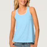 Ice Blue Solid Colour | Classic | Elegant Tank Top<br><div class="desc">Ice Blue Solid Colour | Classic | Elegant | Trendy | Stylish | Gift</div>