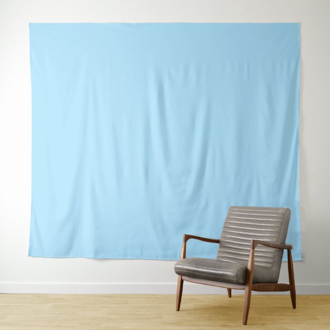 Ice Blue Solid Colour | Classic | Elegant Tapestry (In Situ (Horizontal))