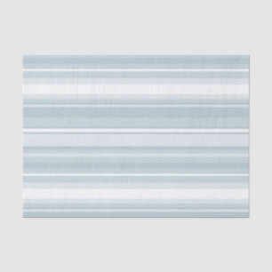 Ice blue stripes tissue paper