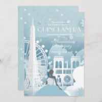 Ice Blue Winter in Paris