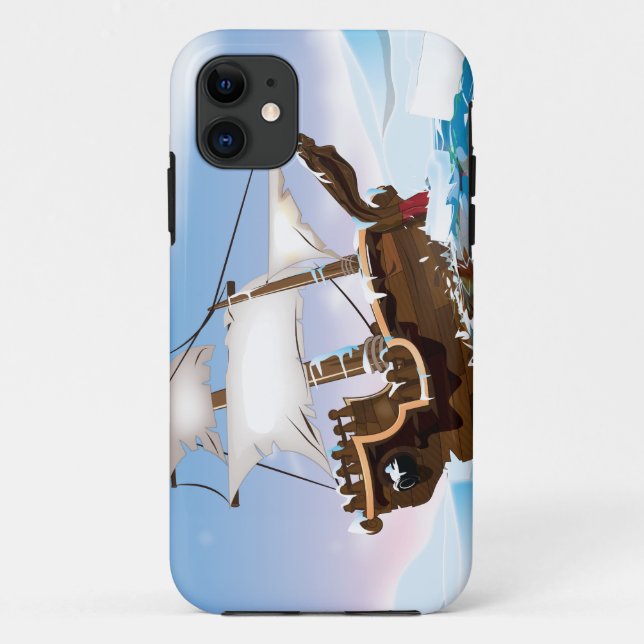 Ice Breaker Ship Case-Mate iPhone Case (Back)