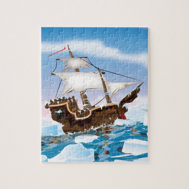 Ice Breaker Ship Jigsaw Puzzle (Vertical)