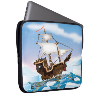 Ice Breaker Ship Laptop Sleeve