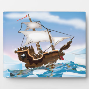 Ice Breaker Ship Plaque