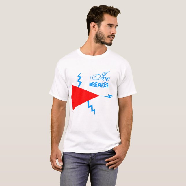 Ice Breaker white of light customizable T-Shirt (Front Full)