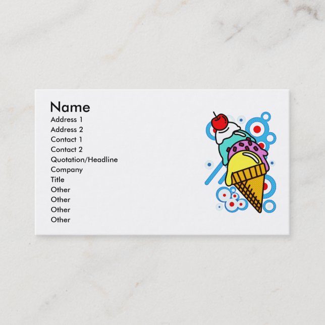 ICE BUSINESS CARD (Front)
