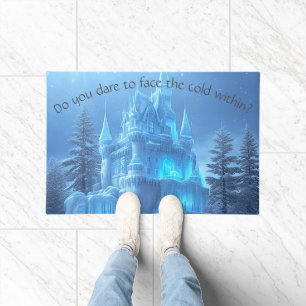 Ice Castle of Frozen Dreams - Cold Within Doormat