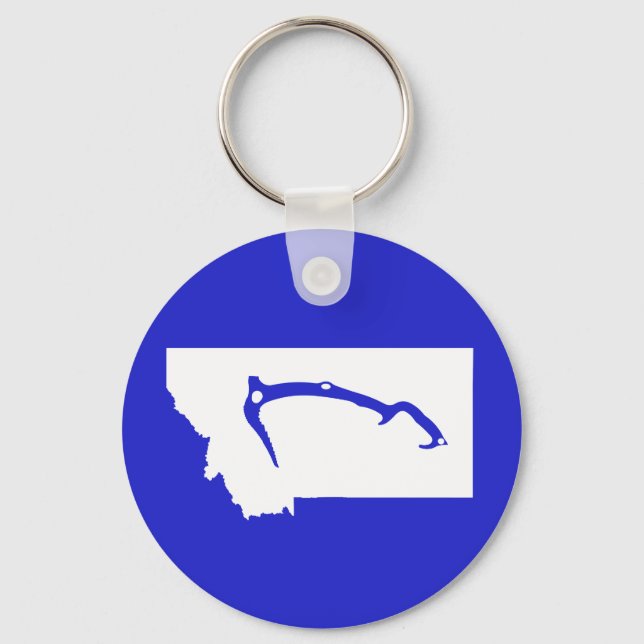 Ice Climb Montana Keychain (Front)