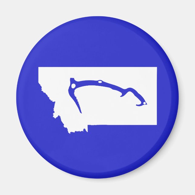 Ice Climb Montana Magnet (Front)