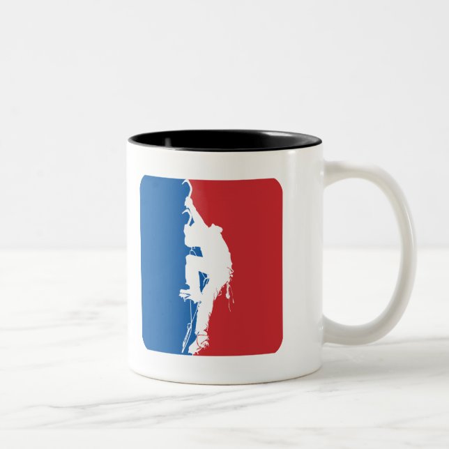 Ice Climbing All Star Two-Tone Coffee Mug (Right)