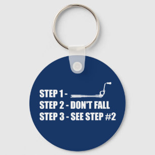 Ice Climbing - Don't Fall Keychain