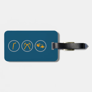 Ice Climbing Gear Luggage Tag