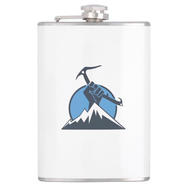 Ice Climbing Power Hip Flask (Front)