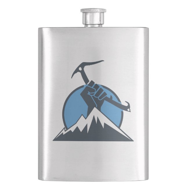 Ice Climbing Power Hip Flask (Front)