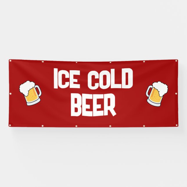 Ice Cold Beer Banner (Horizontal)