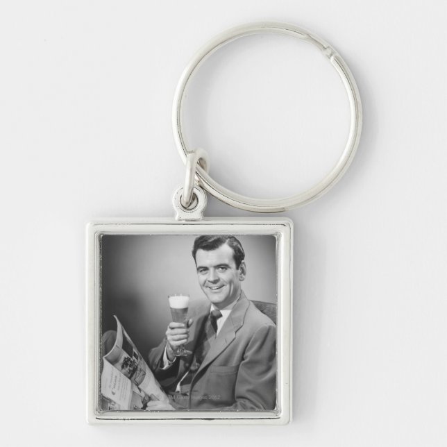 Ice Cold Beer Keychain (Front)