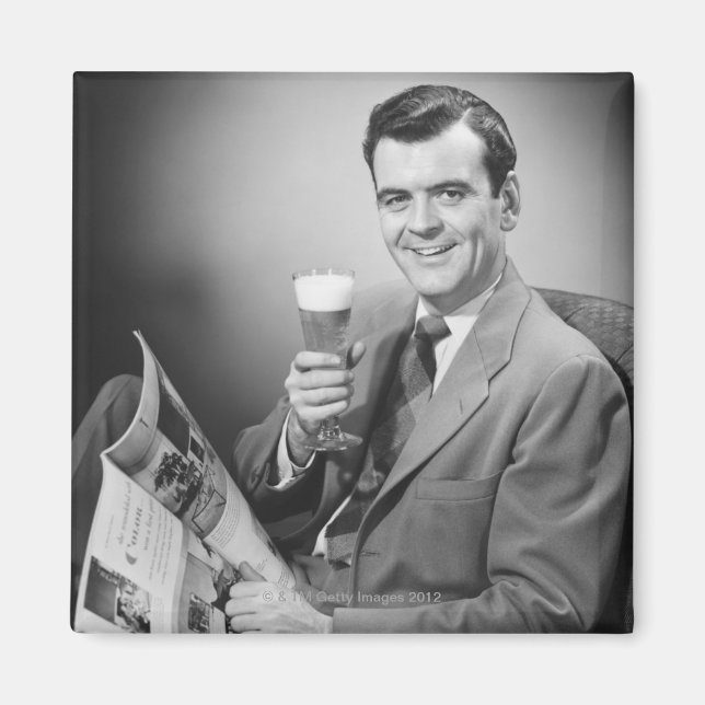 Ice Cold Beer Magnet (Front)