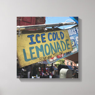 Ice Cold Lemonade, Street Fair Upper West Side NYC Canvas Print