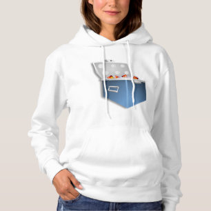Ice Cooler Womens Hoodie