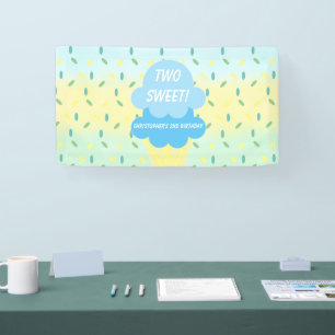 Ice Cream 2nd Birthday Banner