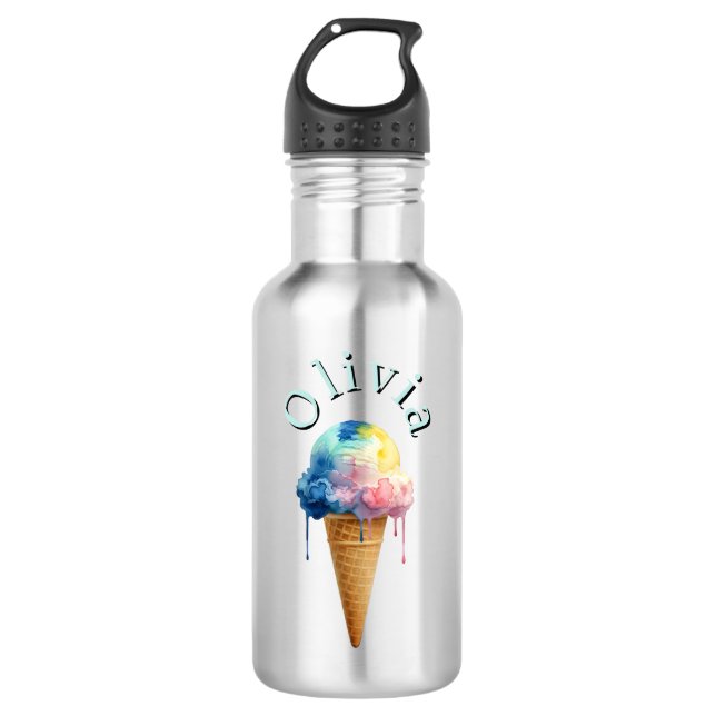 Ice Cream 532 Ml Water Bottle (Front)