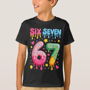 Ice Cream 67 Meme Funny Six Seven Gen Alpha Slang T-Shirt