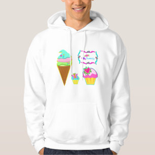 Ice Cream And Cupcakes Hoodie