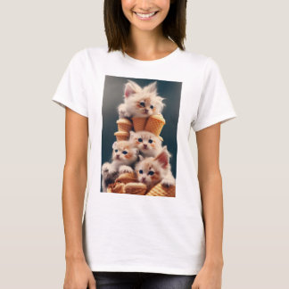 Ice Cream and Kittens T-Shirt