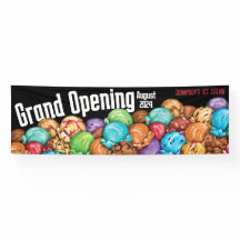 Ice Cream Announcement Grand Opening Fund Raiser