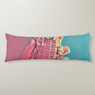 Ice cream artwork body pillow