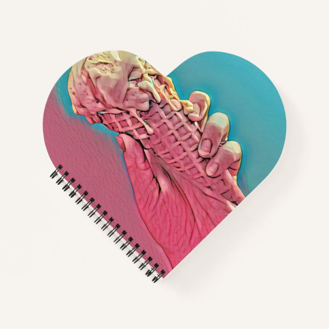 Ice cream artwork notebook (Front)