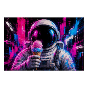Ice Cream Astronaut Poster