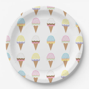 Ice Cream Awesomeness Paper Plate