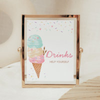 Ice Cream Baby Shower Drinks
