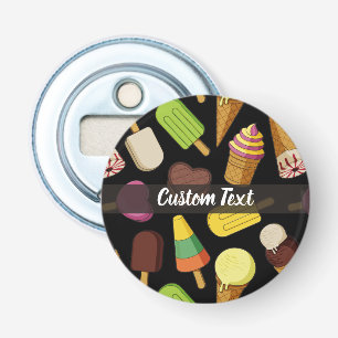 Ice Cream Background Bottle Opener