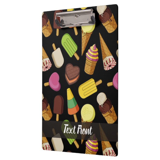 Ice Cream Background Clipboard (Left)