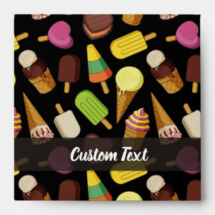 Ice Cream Background Envelope