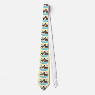 Ice Cream Banana Split tie